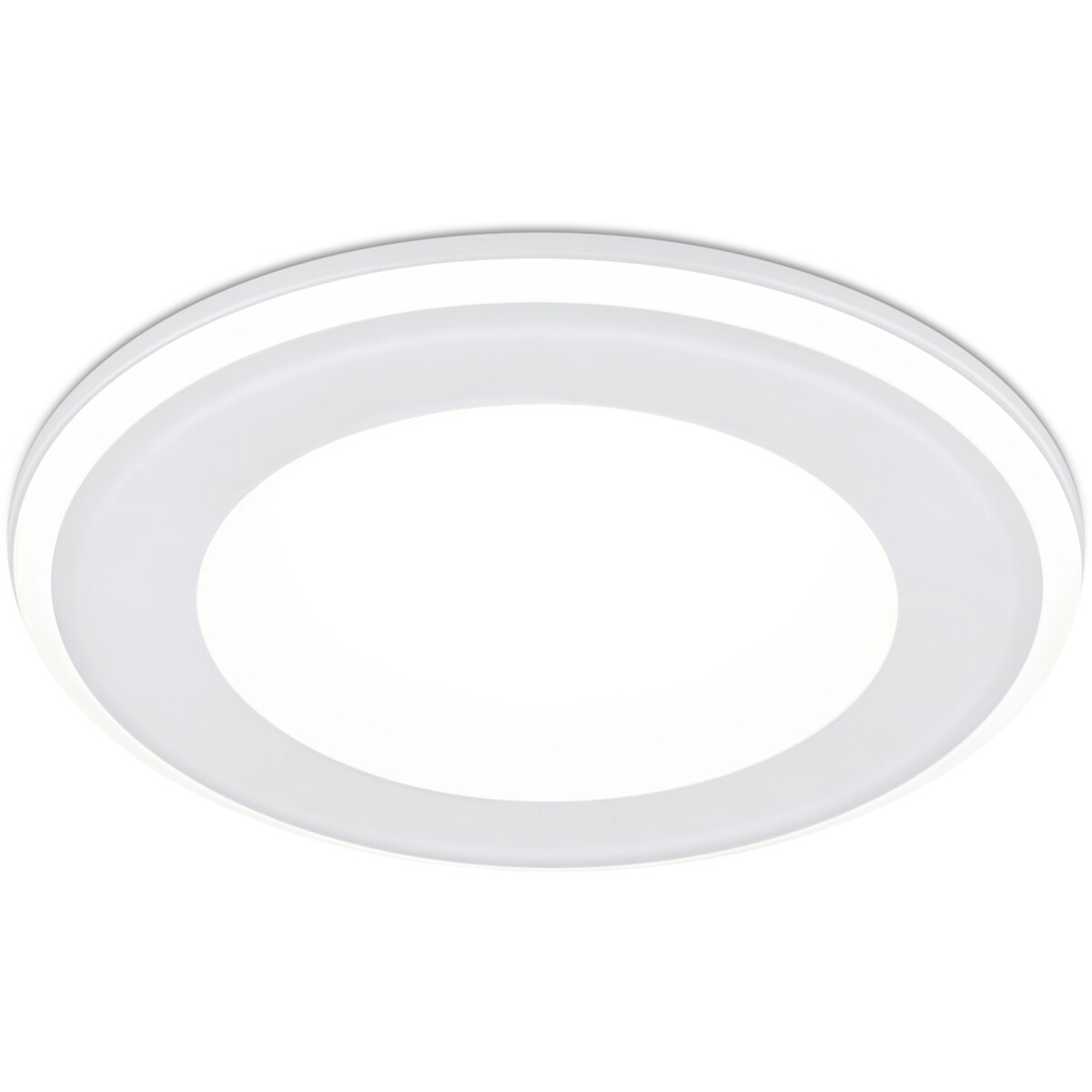 LED Spot - Inbouwspot - Trion Auran - 10W - Warm Wit 3000K - Rond - Mat Wit - Kunststof