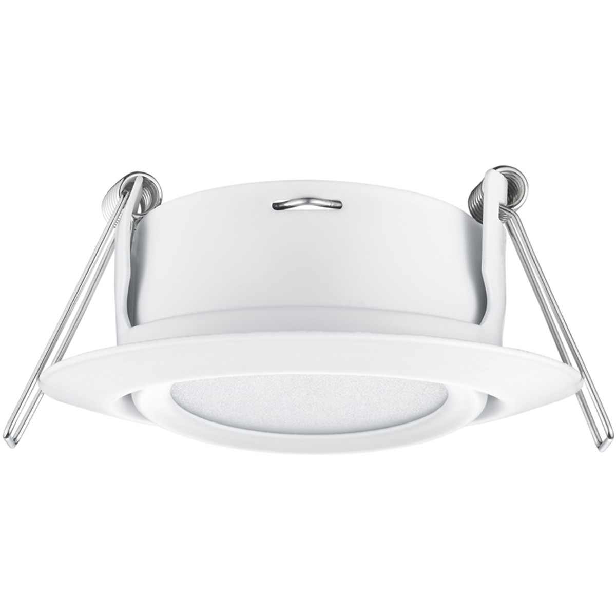 LED Spot - Inbouwspot - Trion Roluno - 5W - Warm Wit 3000K - Rond - Mat Wit - Aluminium - Ø80