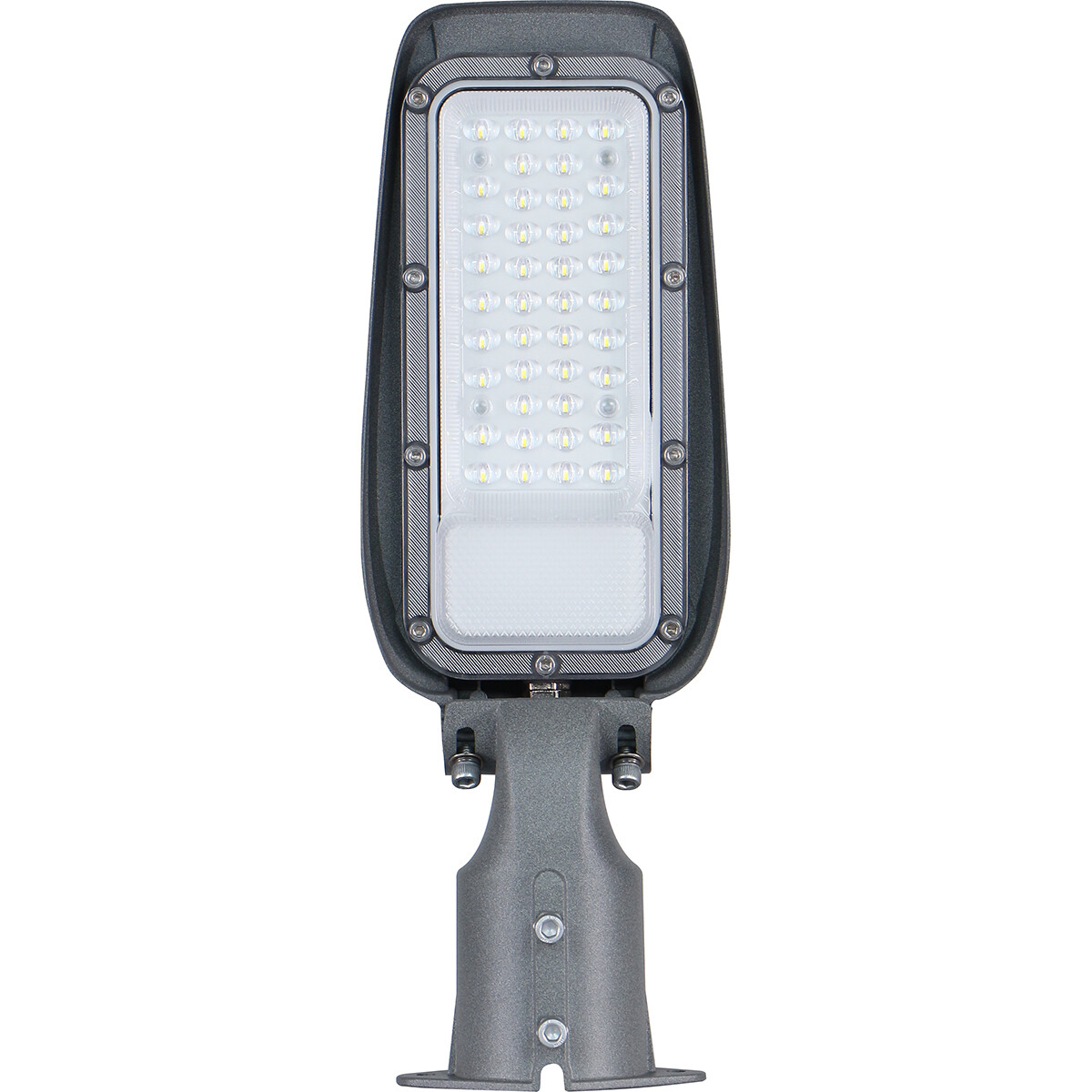 LED Straatlamp - Velvalux Lumeno - 30 Watt - Helder/Koud Wit 6500K - Waterdicht IP65 - Flikkervrij