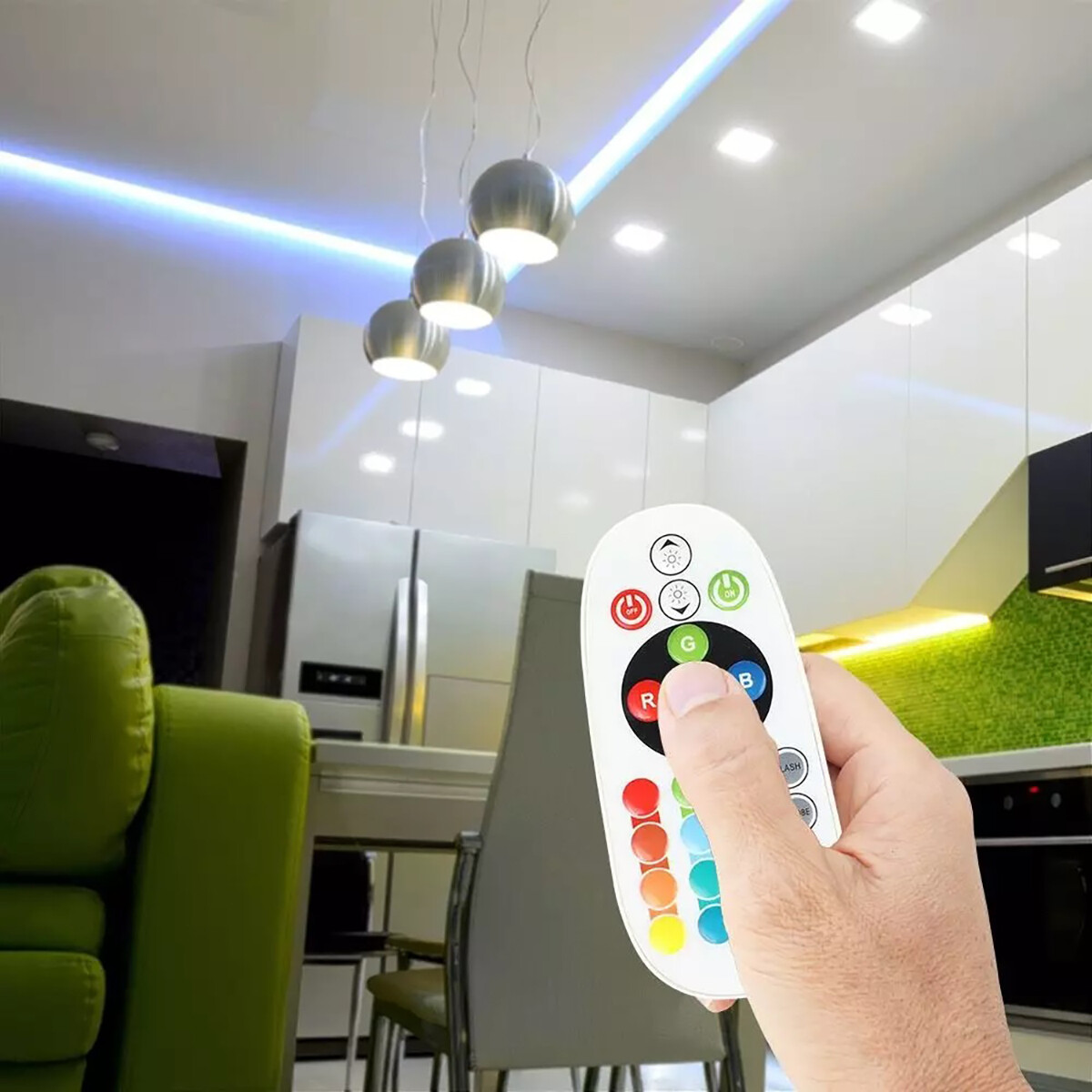 LED Strip Afstandsbediening Set - Viron Esnaim - RGB Controller - 72W - 12V - 2A