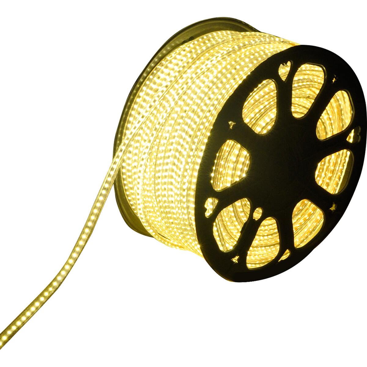 LED Strip - Aigi Strabo - 50 Meter - IP65 Waterdicht - Warm Wit 3000K - 5050 SMD 230V