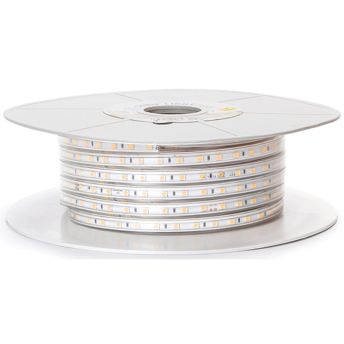 LED Strip - Aigi Stribo - 50 Meter - IP65 Waterdicht - Warm Wit 3000K - 5050 SMD 230V