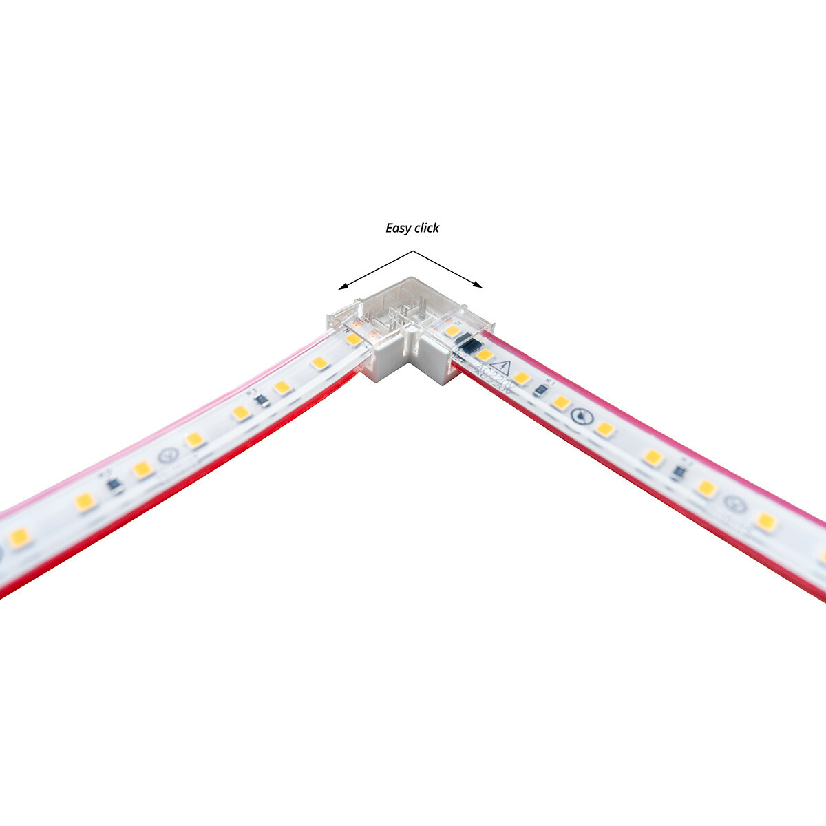 LED Strip Doorverbinder - Velvalux - Hoek Connector