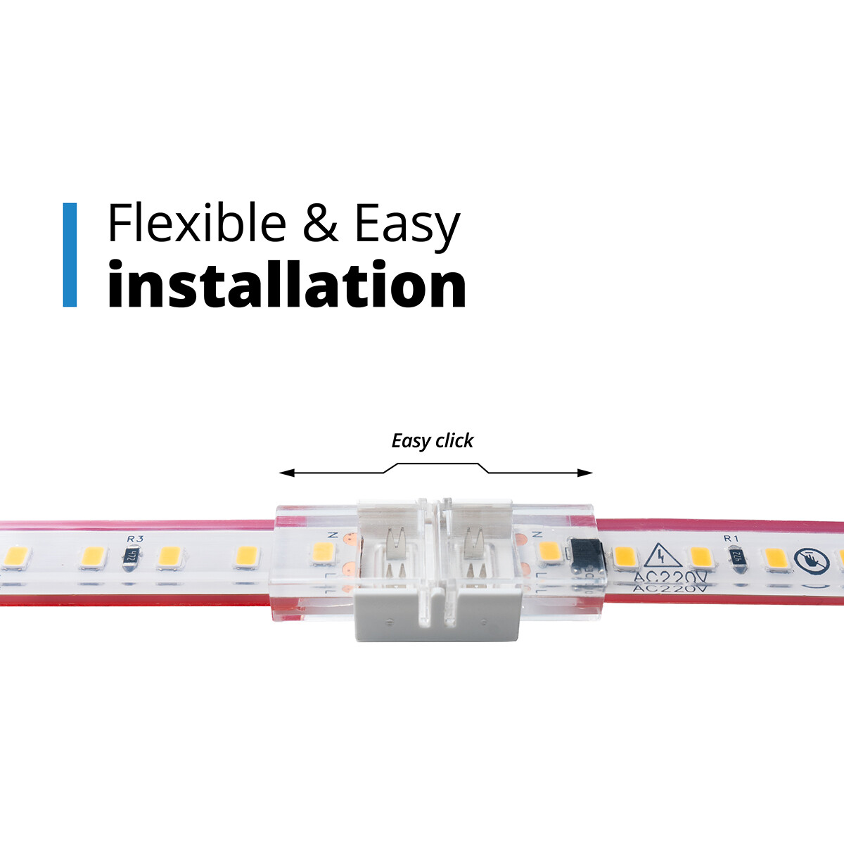 LED Strip - Velvalux - 20 Meter - Natuurlijk Wit 4000K - Dimbaar - Waterdicht IP67 - 38400 Lumen - 2400 LEDs - Directe Aansluiting op Netstroom - Werkt zonder Driver