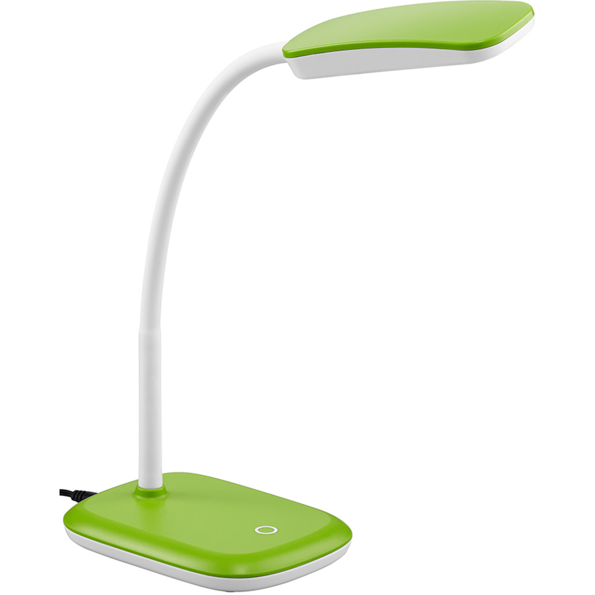 LED Bureaulamp - Trion Bolina - 3W - Warm Wit 3000K - Dimbaar - Rechthoek - Glans Groen - Kunststof