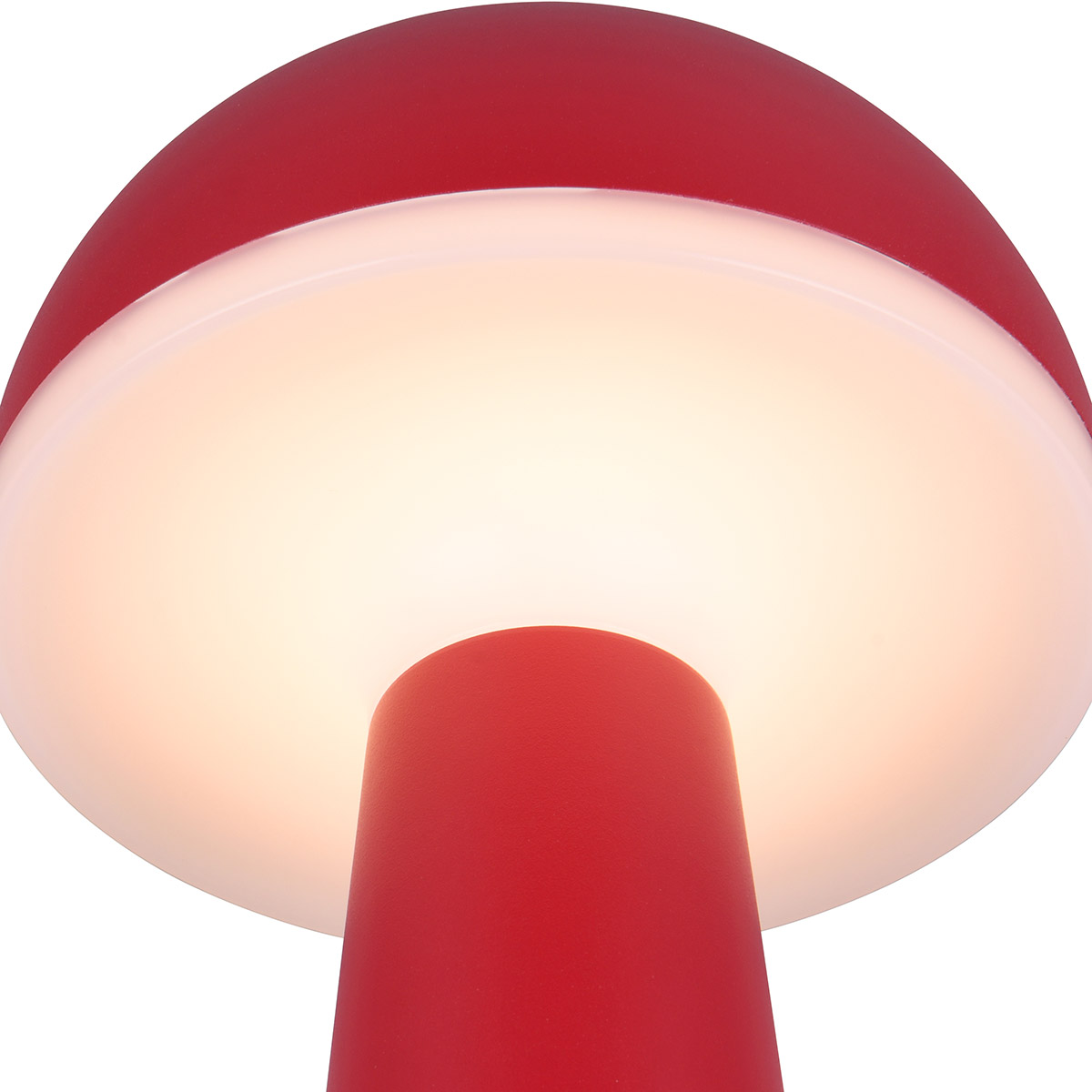 LED Tafellamp - Trion Lungo - 2W - Aanpasbare kleur - Oplaadbare batterijen - Rood - Gegoten Aluminium