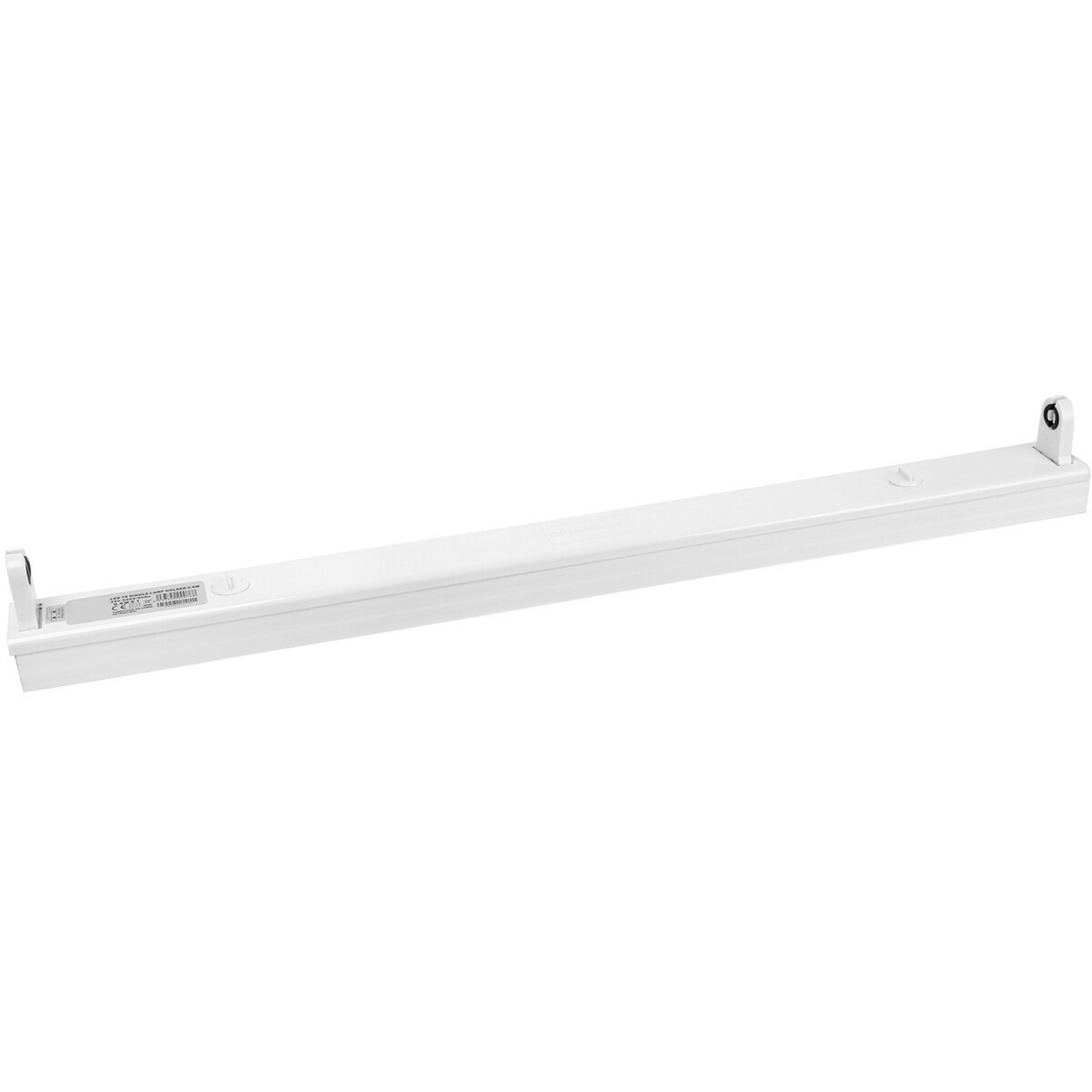 LED TL Armatuur met T8 Buis Incl. Starter - Aigi Dybolo - 60cm Enkel - 8W - Helder/Koud Wit 6400K - Beschermingsgraad IP20