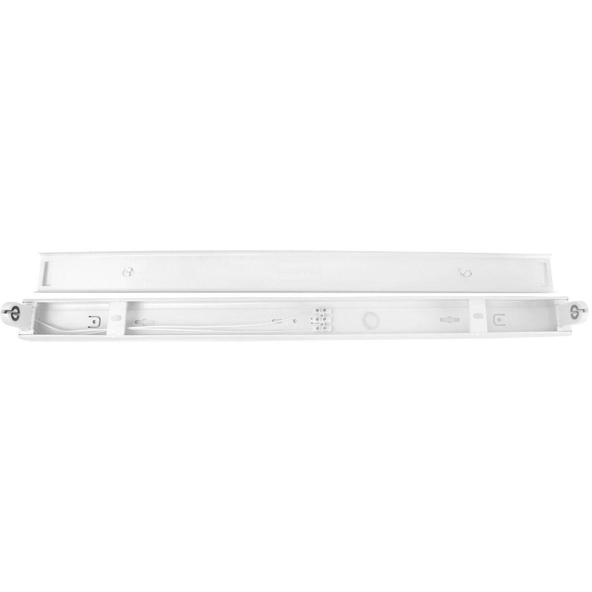 LED TL Armatuur T8 - Aigi Dybolo - 60cm Enkel - IP20 - Mat Wit - Staal