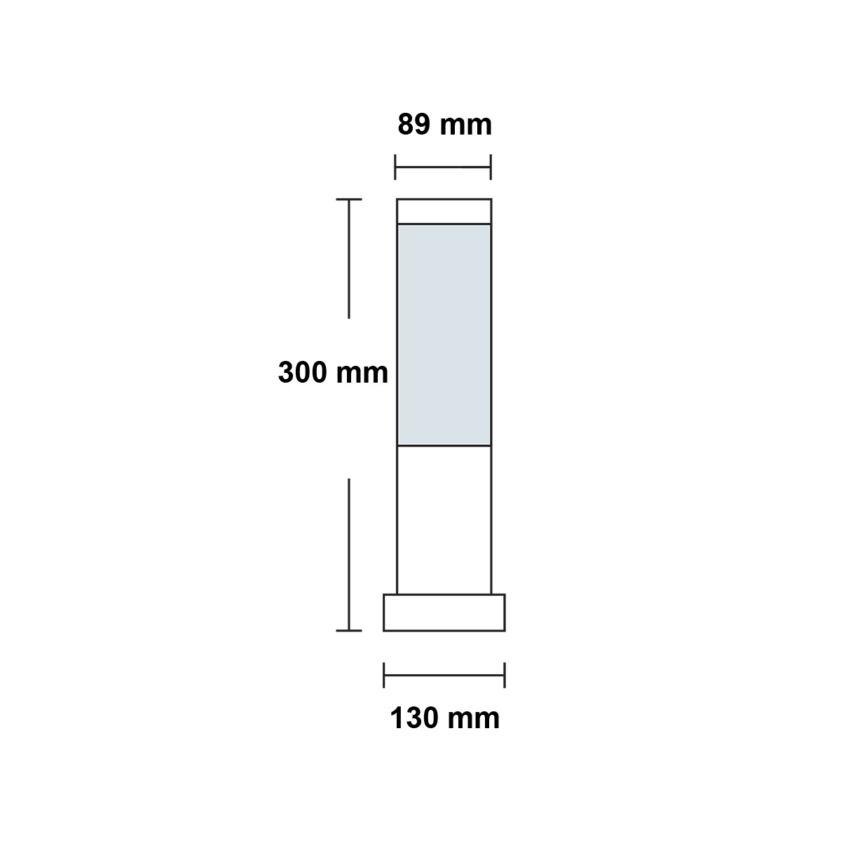 LED Tuinverlichting - Buitenlamp - Kavy 3 - Staand - Aluminium Mat Zwart - E27 - Rond