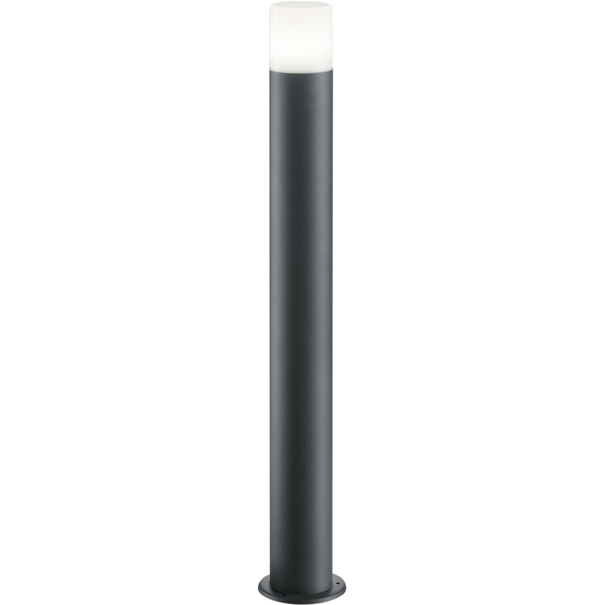 LED Tuinverlichting - Staand Buitenlamp - Trion Hosina XL - E27 Fitting - Spatwaterdicht IP44 - Mat Antraciet - Aluminium