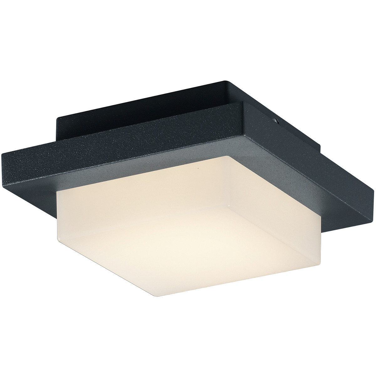 LED Tuinverlichting - Tuinlamp Plafond - Trion Hando - 3W - Mat Antraciet - Aluminium