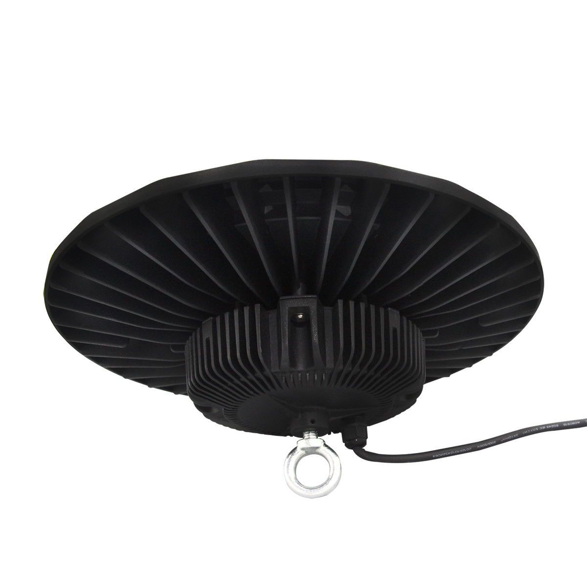 LED UFO High Bay 200W - Aigi - MEAN WELL Driver - Magazijnverlichting - Waterdicht IP65 - Natuurlijk Wit 4000K - Aluminium