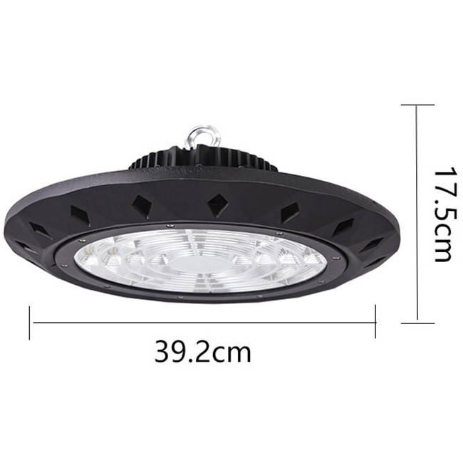 LED UFO High Bay 200W - Aigi - MEAN WELL Driver - Magazijnverlichting - Waterdicht IP65 - Natuurlijk Wit 4000K - Aluminium