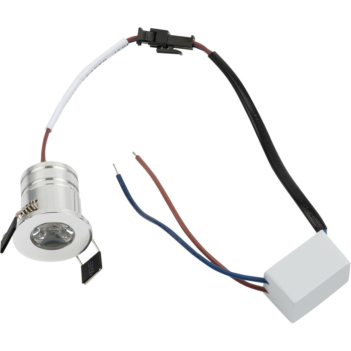 LED Veranda Spot Verlichting 6 Pack - Velvalux - 3W - Warm Wit 3000K - Inbouw - Rond - Mat Zilver - Aluminium - Ø31mm