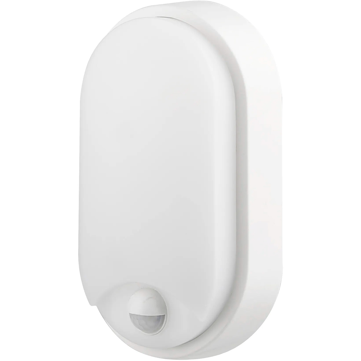 LED Wandlamp met Sensor - Kozolux Porta - 15W 1200lm - Aanpasbare Lichtkleur 3in1 CCT - IP54 - Ovaal - Wit