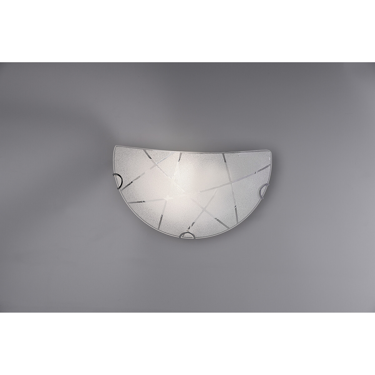 LED Wandlamp - Wandverlichting - Trion Sandra - E27 Fitting - 1-lichts - Rond - Mat Wit - Glas