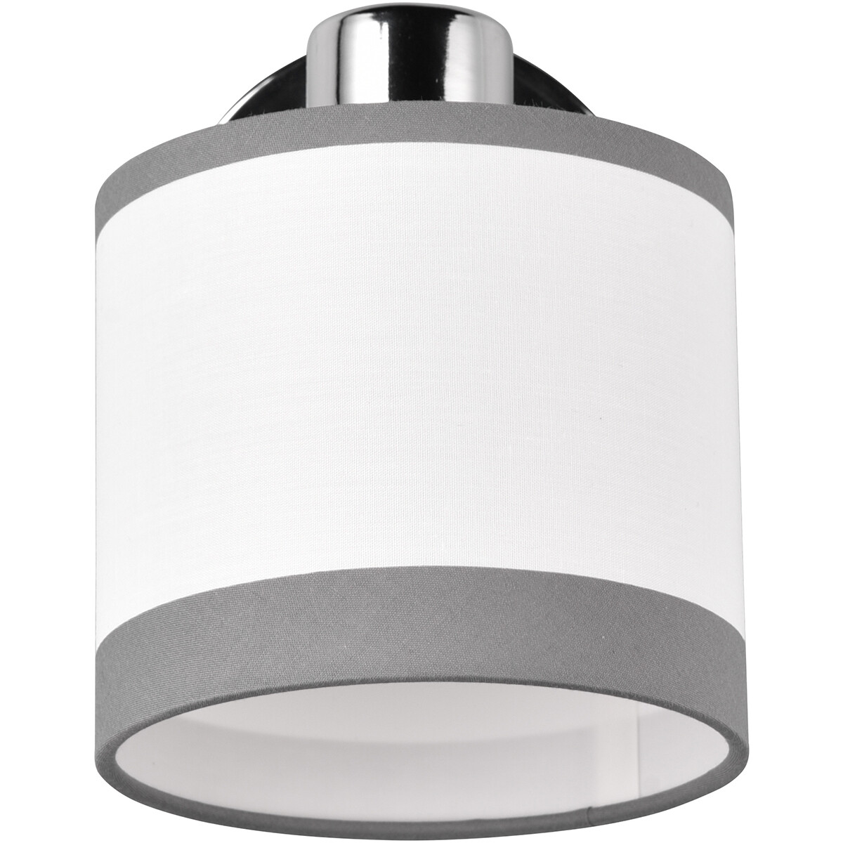 LED Wandlamp - Wandverlichting - Trion Vamos - E14 Fitting - Rond - Chroom - Metaal