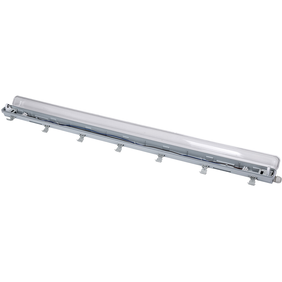 LED Waterdichte TL Armatuur - Velvalux Strela - 120cm - Enkel - Koppelbaar - Waterdicht IP65