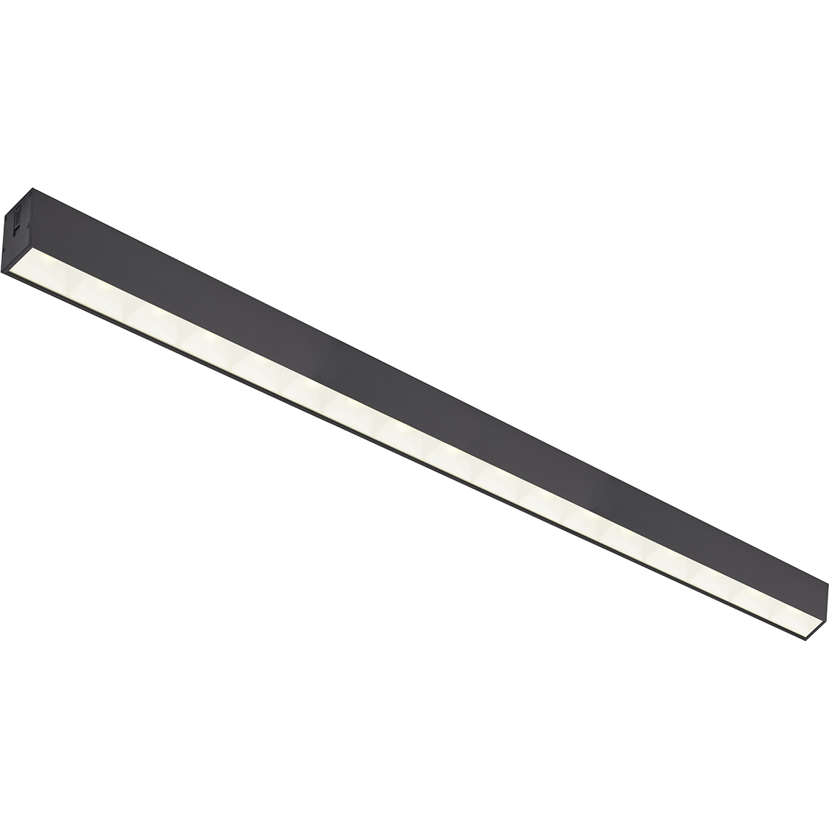 Lineaire LED Hanglamp - Lijnverlichting - Kozolux Tina - 40W 4600lm - Helder/Koud Wit 6500K - 120cm - Zwart