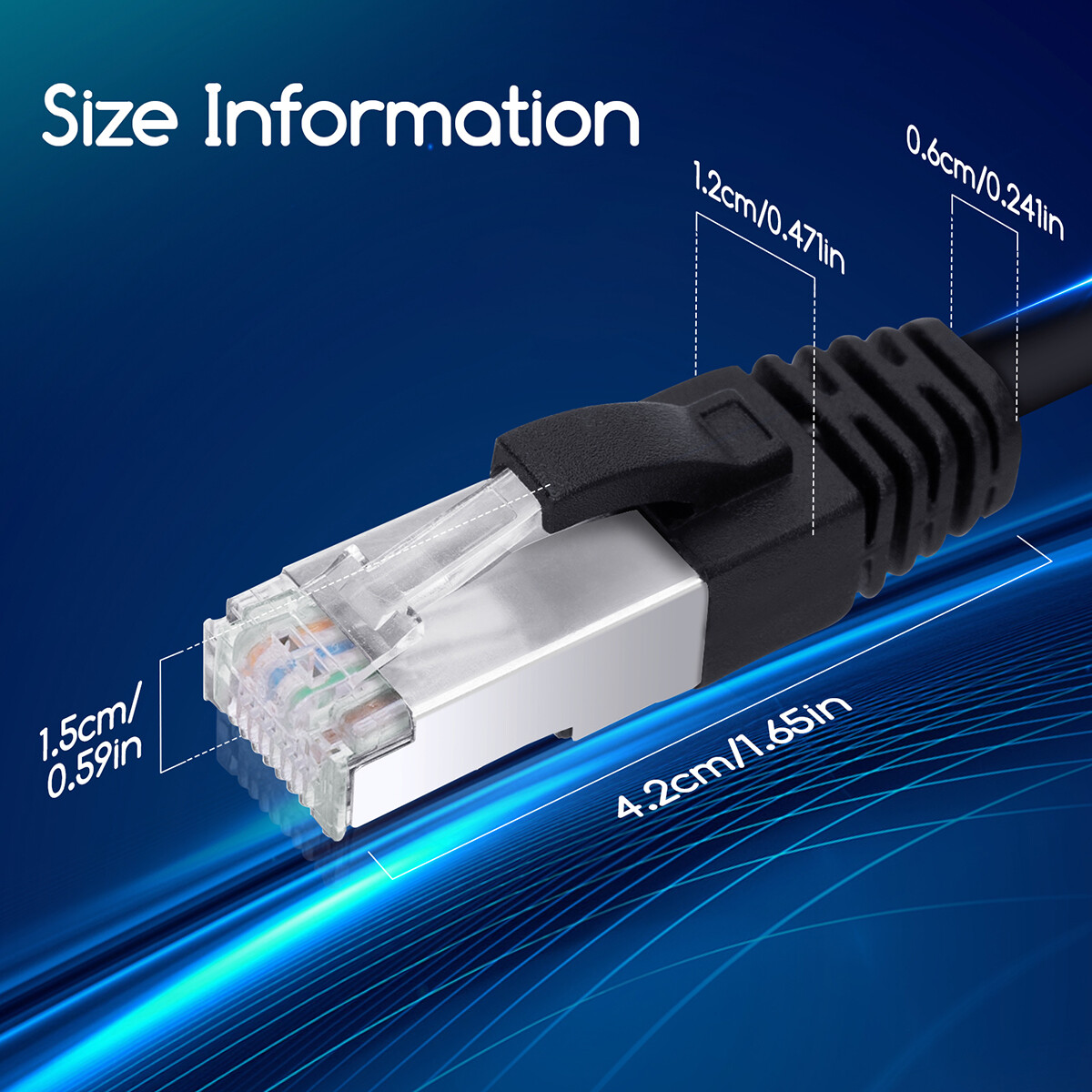 Netwerkkabel - Internetkabel - Patchkabel - Aigi Hoxi - Cat7 UTP Kabel RJ45 - 5 Meter - Koper - Zwart