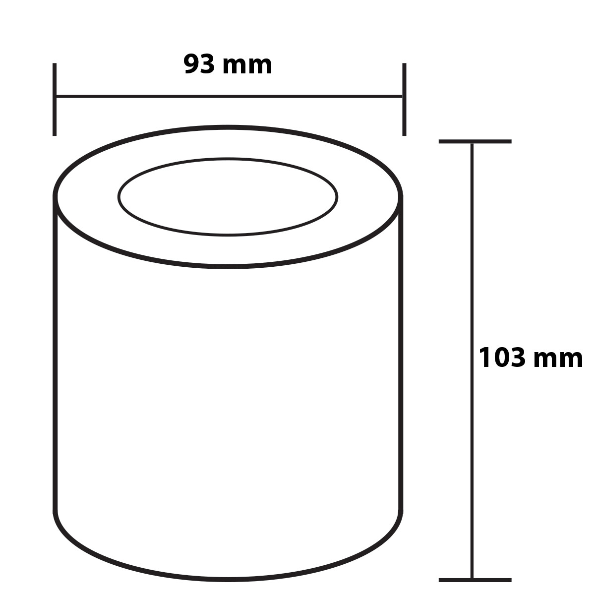 Opbouwspot GU10 - Frino - Opbouw Rond - Mat Zwart - Aluminium - Kantelbaar - Ø93mm