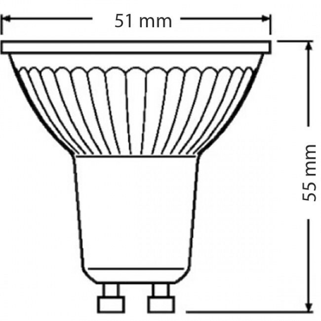 LED Spot Set - LEDVANCE Parathom PAR16 930 36D - Pragmi Minko Pro - GU10 Fitting - Dimbaar - Inbouw Rond - Mat Wit - 3.4W - Warm Wit 3000K - Verdiept - Ø90mm