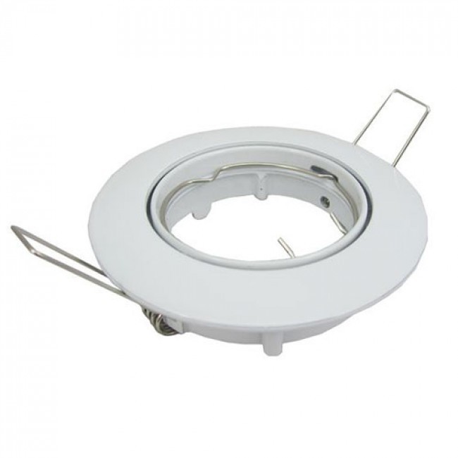 LED Spot Set - LEDVANCE Parathom PAR16 930 36D - GU10 Fitting - Dimbaar - Inbouw Rond - Glans Wit - 4.5W - Warm Wit 3000K - Kantelbaar Ø82mm