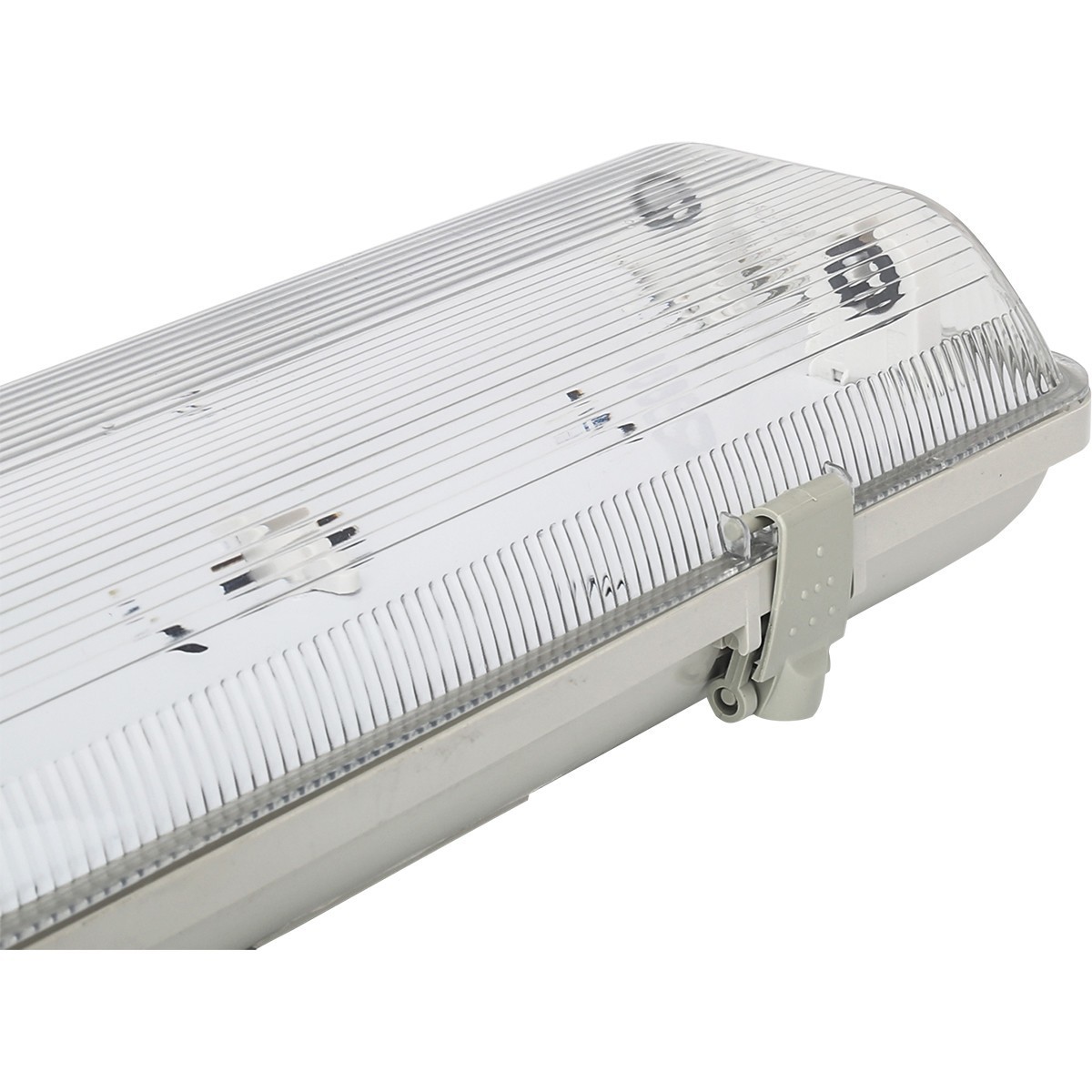 LED TL Armatuur met T8 Buis - OSRAM SubstiTUBE Value EM 830 - Aigi Hari - 120cm Dubbel - 32.4W - Warm Wit 3000K