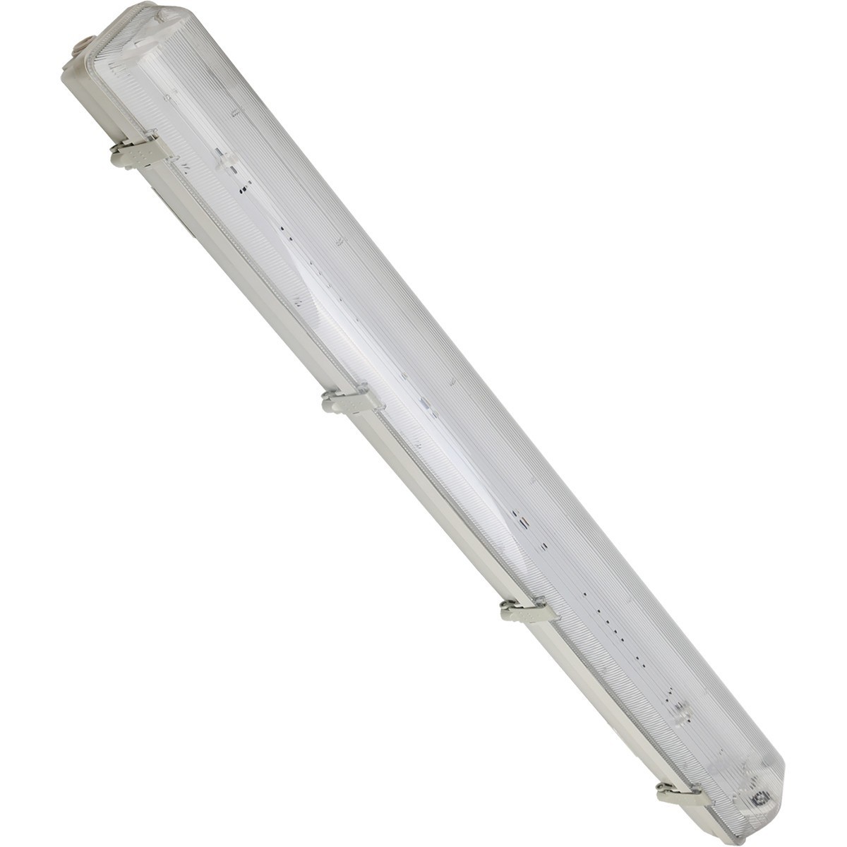 LED TL Armatuur met T8 Buis - OSRAM SubstiTUBE Value EM 830 - Aigi Hari - 120cm Dubbel - 32.4W - Warm Wit 3000K