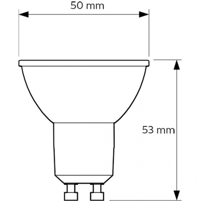 LED Spot Set - Pragmi Vrito Pro - GU10 Fitting - Inbouw Rond - Mat Wit - Ø82mm - Philips - CorePro 827 36D - 3.5W - Warm Wit 2700K