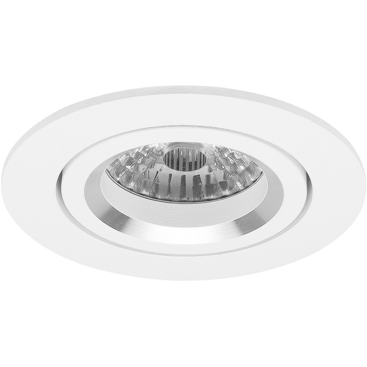 Pragmi Aerony Pro - Inbouw Rond - Mat Wit - Kantelbaar - Ø82mm - Philips Hue - LED Spot Set GU10 - White Ambiance - Bluetooth