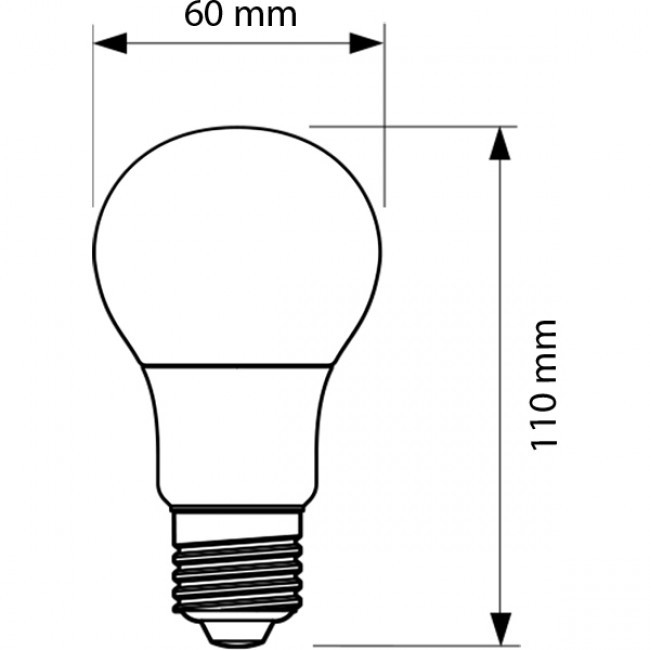 PHILIPS - LED Lamp 10 Pack - CorePro LEDbulb 827 A60 - E27 Fitting - 5.5W - Warm Wit 2700K | Vervangt 40W