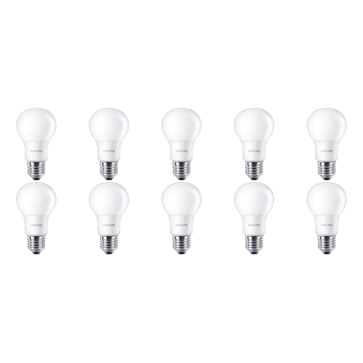 PHILIPS - LED Lamp 10 Pack - CorePro LEDbulb 827 A60 - E27 Fitting - 5.5W - Warm Wit 2700K | Vervangt 40W