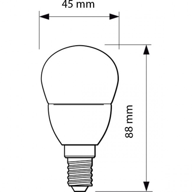 PHILIPS - LED Lamp 10 Pack - CorePro Lustre 827 P45 FR - E14 Fitting - 5.5W - Warm Wit 2700K | Vervangt 40W