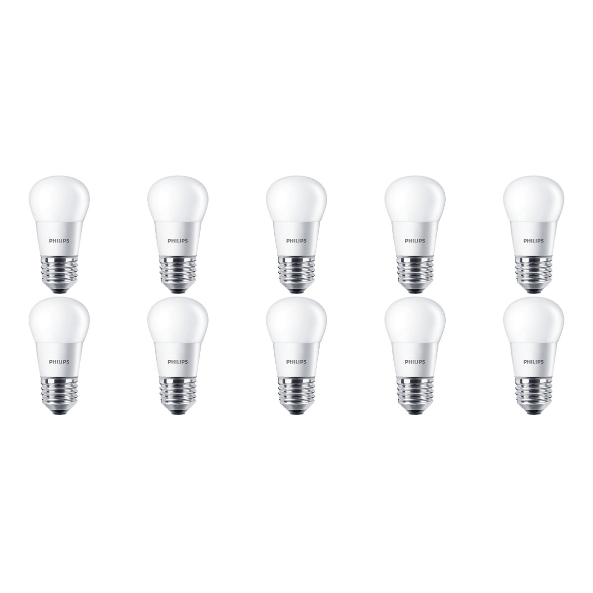 PHILIPS - LED Lamp 10 Pack - CorePro Lustre 827 P45 FR - E27 Fitting - 4W - Warm Wit 2700K | Vervangt 25W