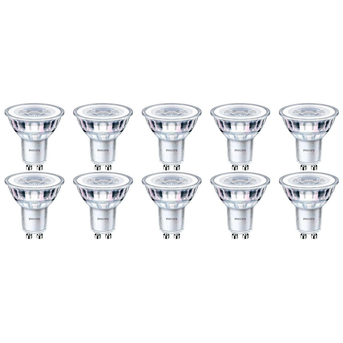 PHILIPS - LED Spot 10 Pack - CorePro 827 36D - GU10 Fitting - Dimbaar - 4W - Warm Wit 2700K | Vervangt 35W