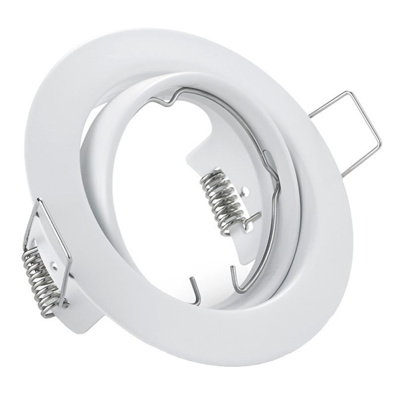 LED Spot Set - GU10 Fitting - Inbouw Rond - Mat Wit - Kantelbaar Ø83mm - Philips - CorePro 830 36D - 5W - Warm Wit 3000K - Dimbaar