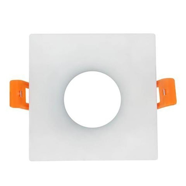 LED Spot Set - GU10 Fitting - Inbouw Vierkant - Mat Wit - 85mm - Philips - CorePro 827 36D - 3.5W - Warm Wit 2700K