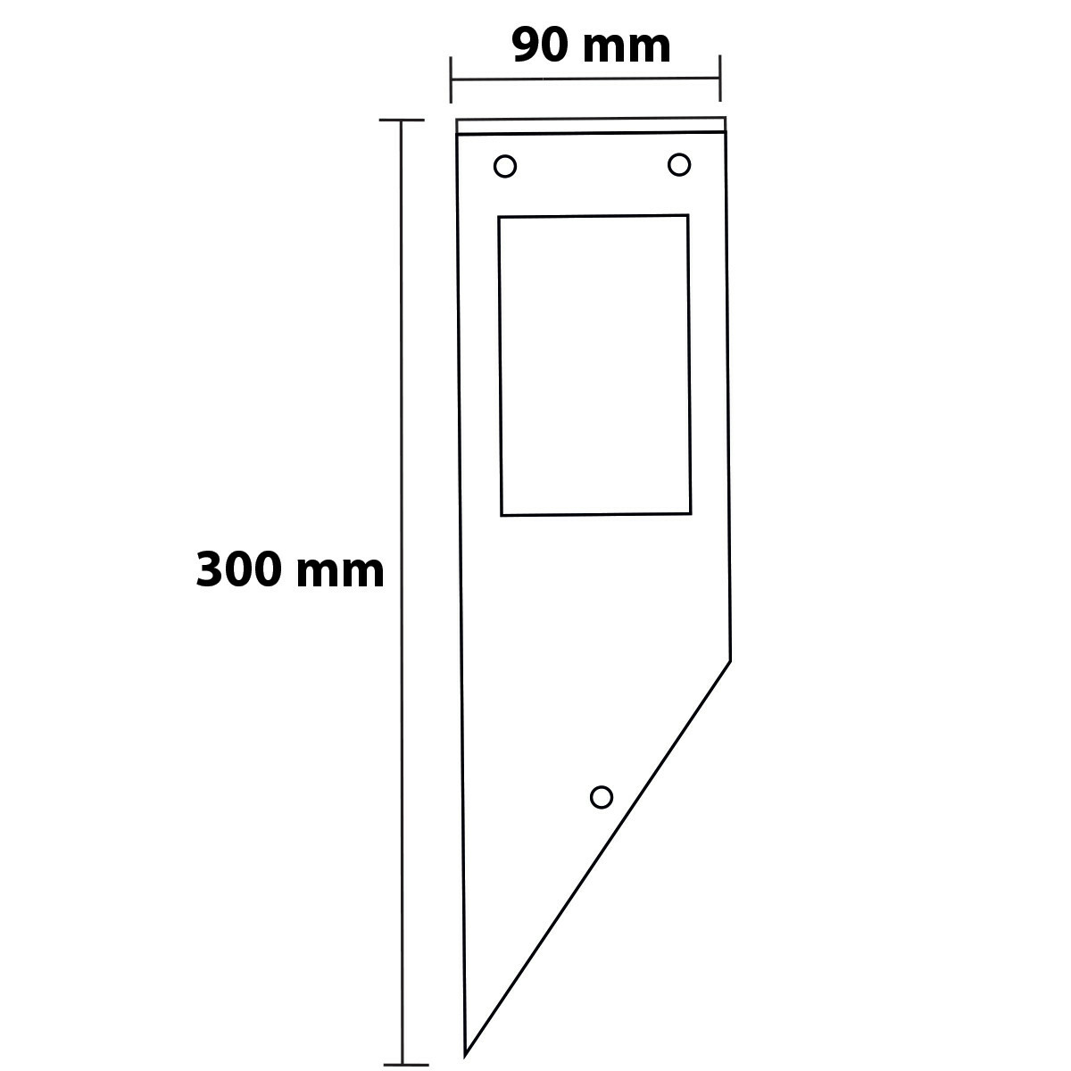 LED Tuinverlichting - Wandlamp Buiten - Kavy 1 - E27 Fitting - Vierkant - Aluminium - Philips - CorePro LEDbulb 827 A60 - 8W - Warm Wit 2700K