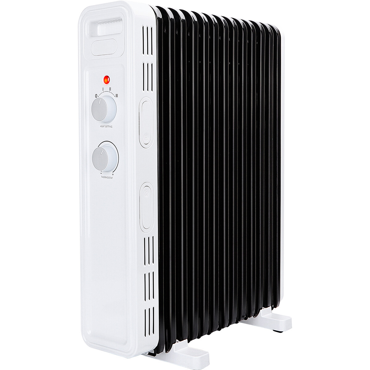 Radiator - Aigi Holo - 2300W - Oliegevulde Kachel - 3 Standen - Wit