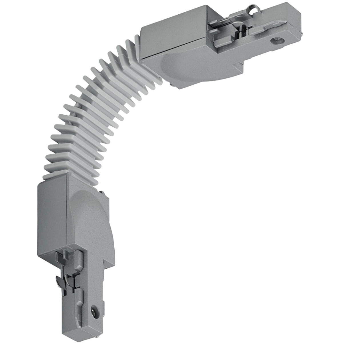 Spanningsrail Doorverbinder - Trion Dual - Flexibele Connector - 2 Fase - Mat Titaan