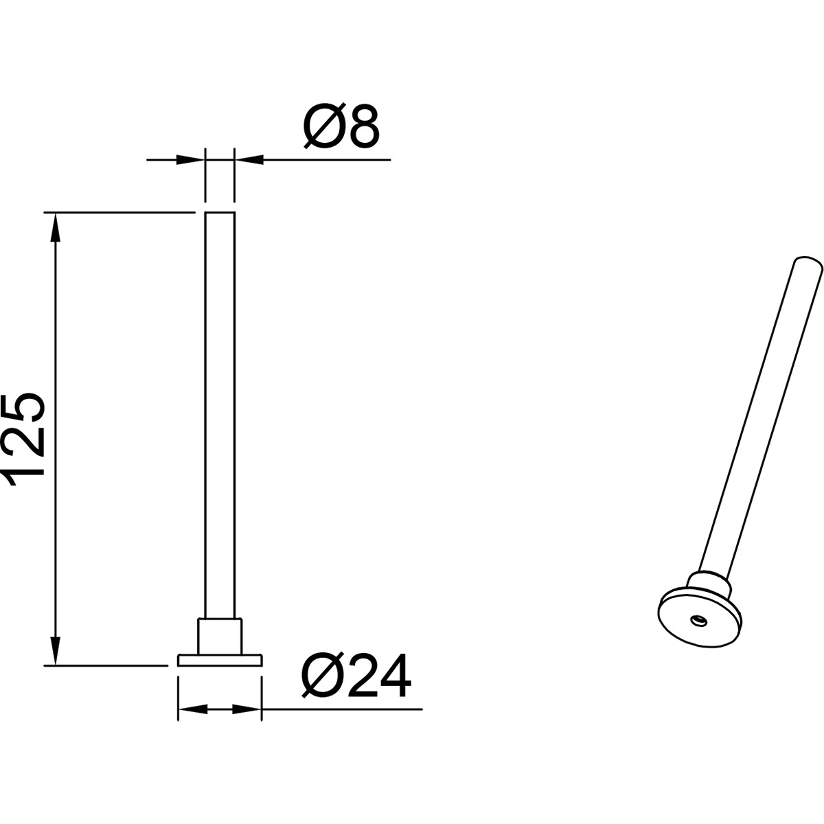 Spanningsrail Ophangset - 2 Stuks - Trion Dual - 12cm - Mat Wit - Rond - Aluminium