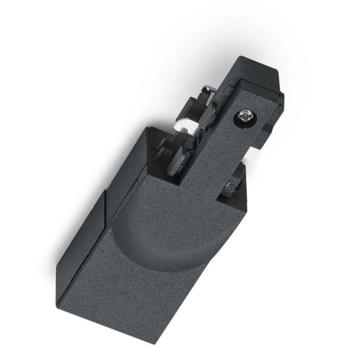 Spanningsrail Voedingsconnector - Trion Dual - 2 Fase - Mat Zwart