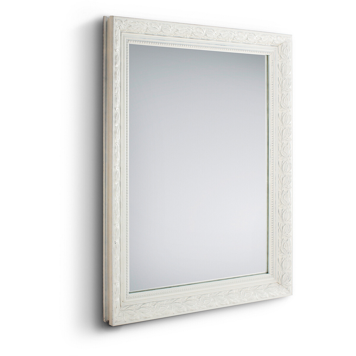 Spiegel - Trion Tonia - 55x70 - Wandspiegel in Frame - Oud Wit