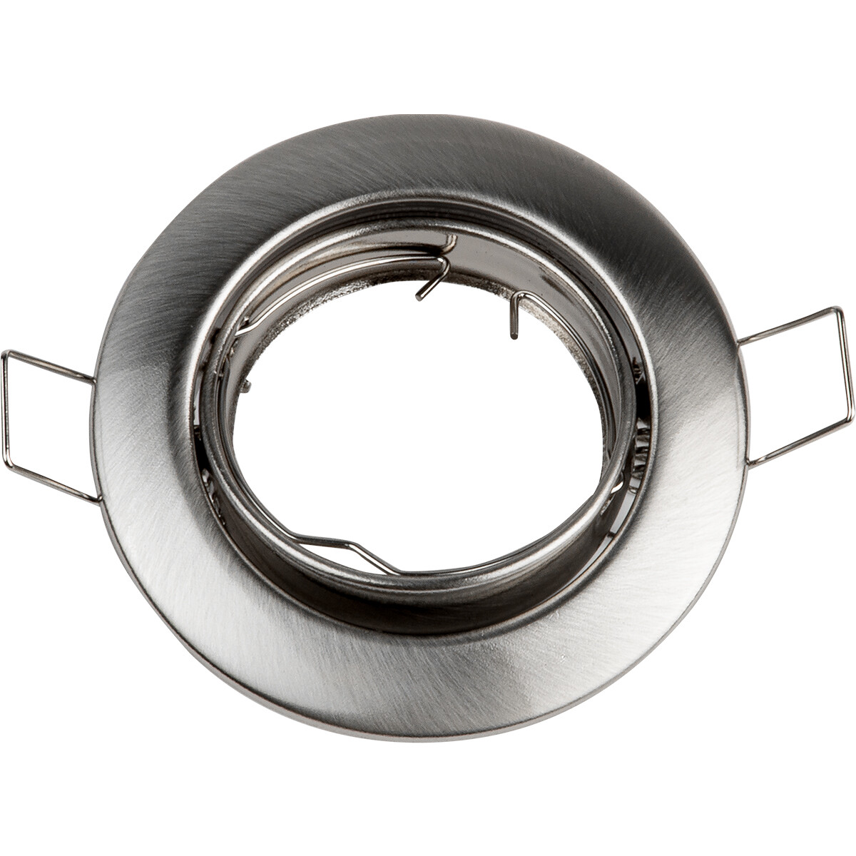 Spot Armatuur GU10 - GU10 Inbouwspot - Rond - Chroom - Aluminium - Kantelbaar Ø82mm