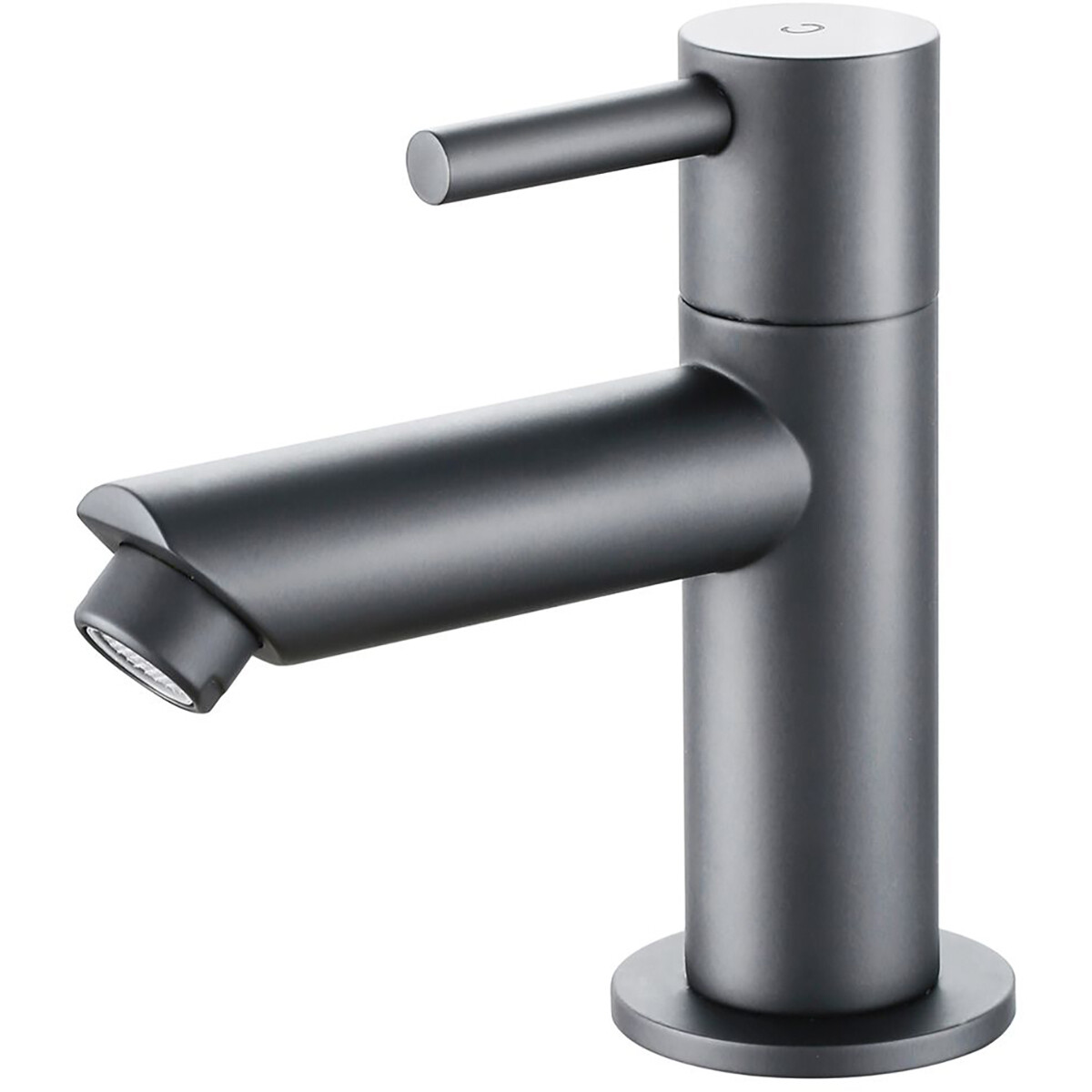 Toiletkraan - Fonteinkraan - Koudwaterkraan 1/2 - Leoni Crinty - Opbouw - PVD - Gunmetal Grijs