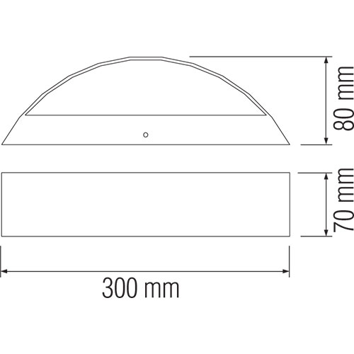 LED Tuinverlichting - Buitenlamp - Assato - Wand - Aluminium Mat Zwart - 3W Natuurlijk Wit 4100K - Ovaal