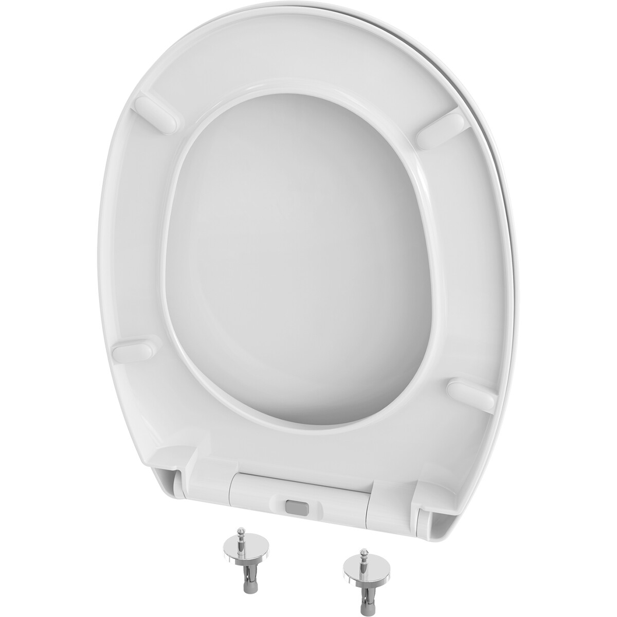 WC Bril - Velvalux Corta - Toiletbril met Deksel - Toiletzitting - Softclose - Quickrelease - Afklikbaar - Wit