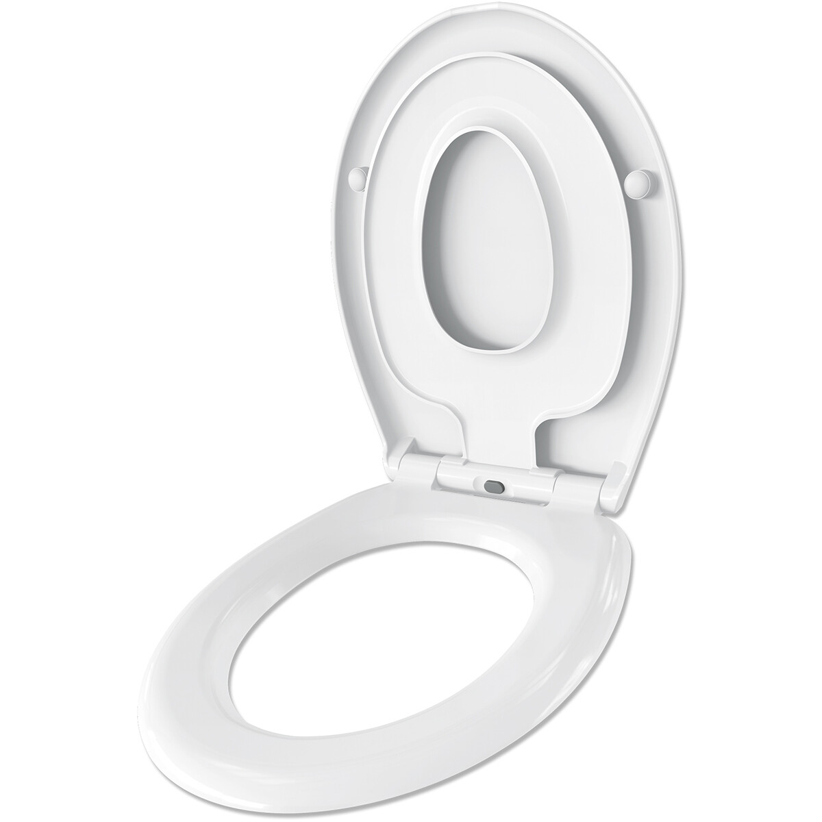 WC Bril met Verkleiner - Toiletbril met Kinderzitting - Velvalux Naresa - Toiletbril Family - Kinder Toiletzitting - Softclose - Quickrelease - Afklikbaar - Wit