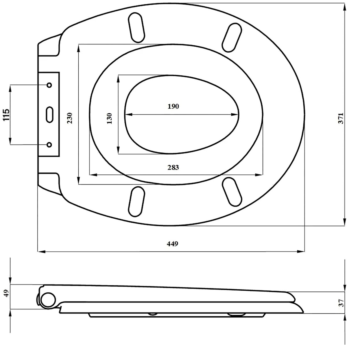 WC Bril met Verkleiner - Toiletbril met Kinderzitting - Velvalux Naresa - Toiletbril Family - Kinder Toiletzitting - Softclose - Quickrelease - Afklikbaar - Wit